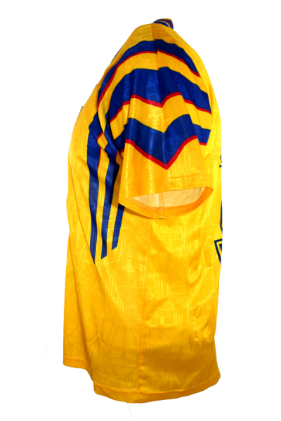 Adidas Schweden Trikot 10 Martin Dahlin 1996 -1998 Gelb Heim Herren M oder XL