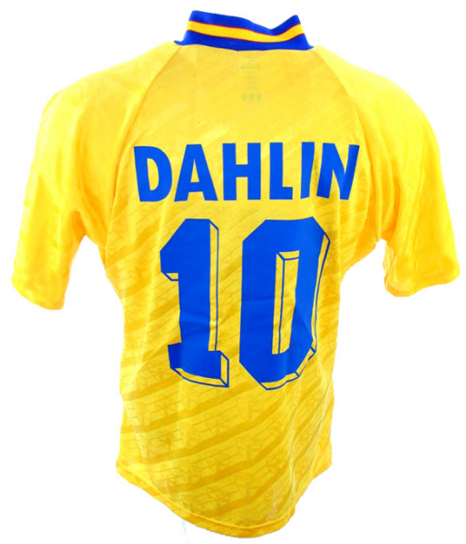 Adidas Schweden Trikot 10 Martin Dahlin 1994 WM USA Herren XL