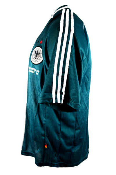 Adidas Deutschland Trikot 20 Oliver Bierhoff WM 1998 Match worn Neu Grün Herren L