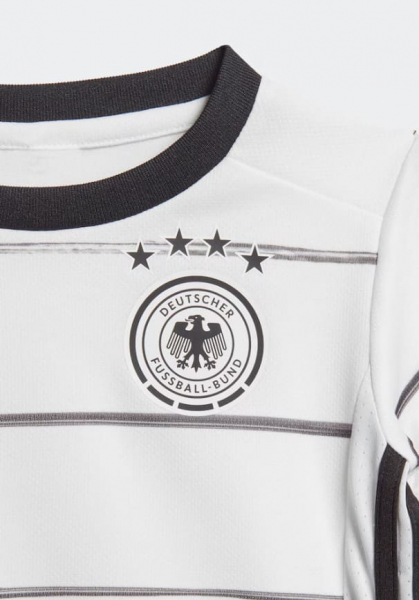 Adidas Deutschland Trikot Euro 2020 2021 heim weiß + Hose DFB 4 Sterne Minikit Baby Kind 68, 74 oder 86 cm