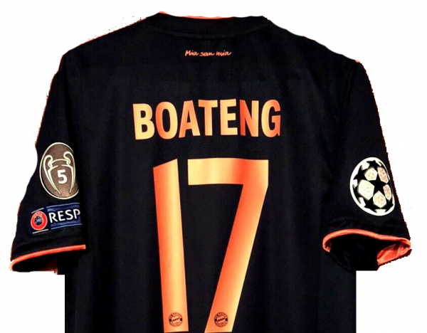 Adidas FC Bayern München Trikot 17 Jerome Boateng 2019/20 CL 3rd auswärts Telekom heim Marine navy Herren M