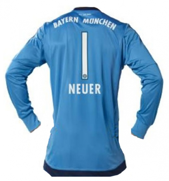 Adidas FC Bayern Munich Keeper jersey 1 Manuel Neuer 2015/16 men's M
