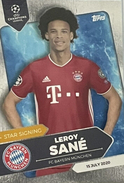 Adidas FC Bayern Munich jersey 10 Leroy Sane 2020/21 Champions League winner home men's M