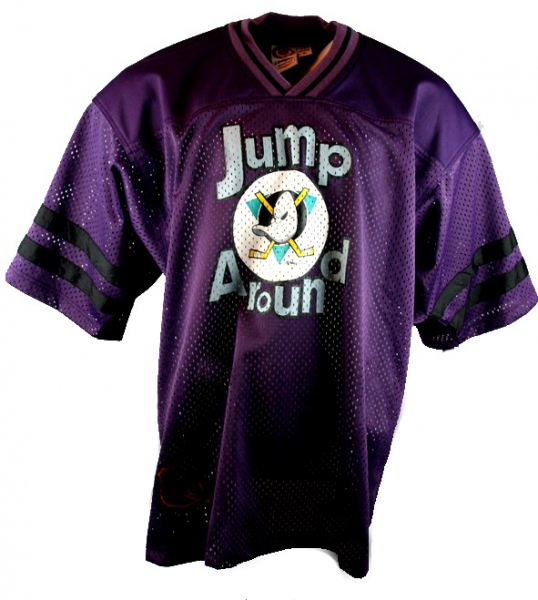 Campri Anaheim Mighty Ducks jersey 15 jump around Walt Disney shirt men's M