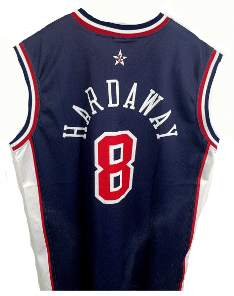 Champion Trikot USA 8 Hardaway Dream Team blau Marine NBA Herren XL