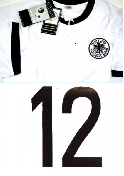 Deutschland Trikot 1954 Das Wunder von Bern DFB 12 Helmut Rahn weiß Herren L