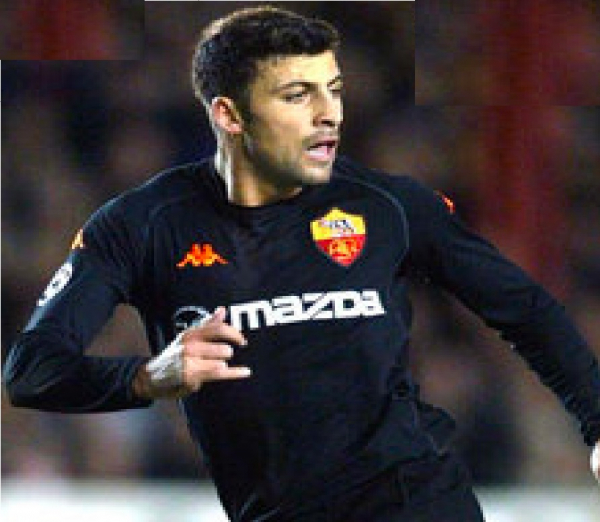 Kappa AS Roma Rome camiseta 9 Vincenzo Montella 2002/02 negro senor S