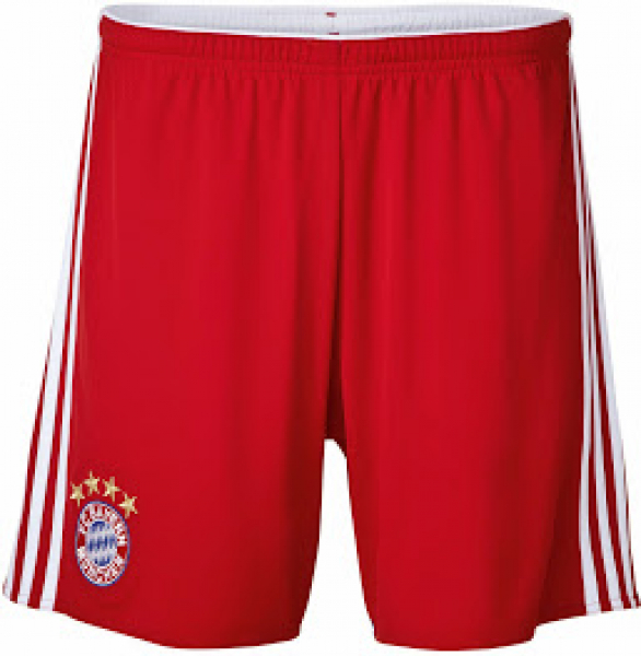 Adidas FC Bayern München Trikothose Shorts Hose 2014/15 2015 heim rot Herren L