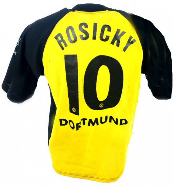 Goool.de Borussia Dortmund Trikot 10 Tomas Rosicky 2001/02 BVB Meister Herren XL oder Kinder/Damen 176cm