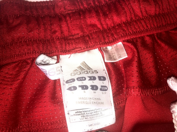 Adidas Hamburger SV Trikothose Hose Shorts 22 Ruud Van Nistelrooy 2009/10 HSV rot Herren S = 5
