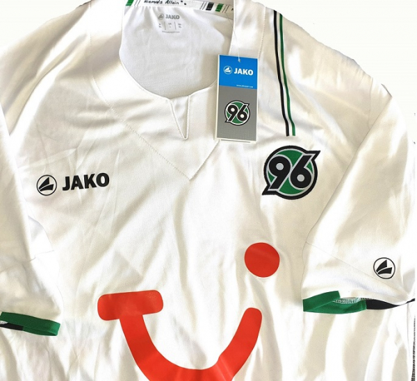 Jako Hannover 96 Trikot 2011/12 weiß auswärts Tui Neu Herren XL