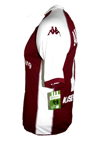 Kappa 1. FC Kaiserslautern camiseta 11 Ioannis Amanatidis 2004/05 rojo-blanco senor L