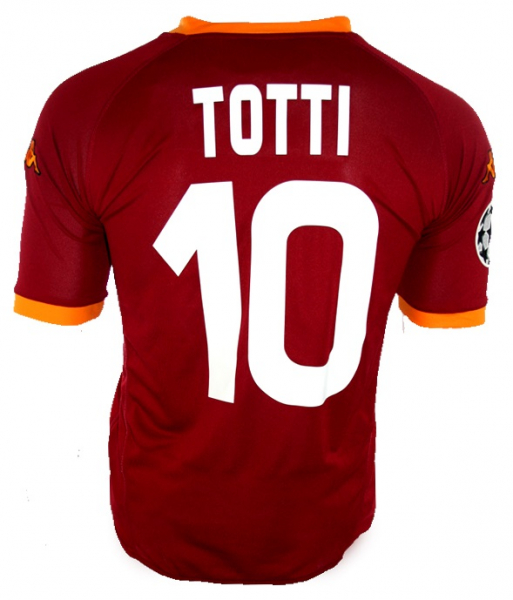 Kappa AS Rom jersey 10 Francesco Totti 2007/08 home red men's M