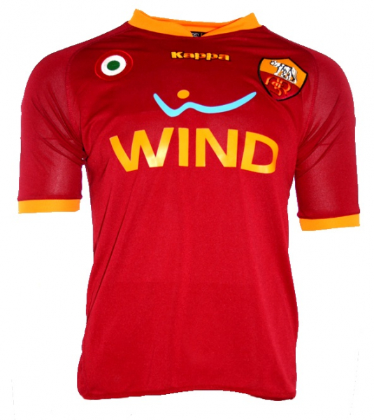 Kappa AS Rom jersey 10 Francesco Totti 2007/08 home red men's M