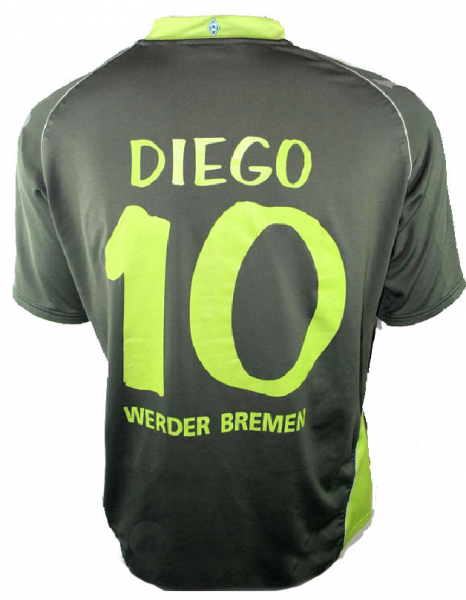 Kappa SV Werder Bremen camiseta 10 Diego 2007/08 Citibank 3rd senor S/M or XL