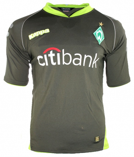 Kappa Werder Bremen Trikot 8 Clemens Fritz 2007/08 Event 3rd Grün Citibank Herren S