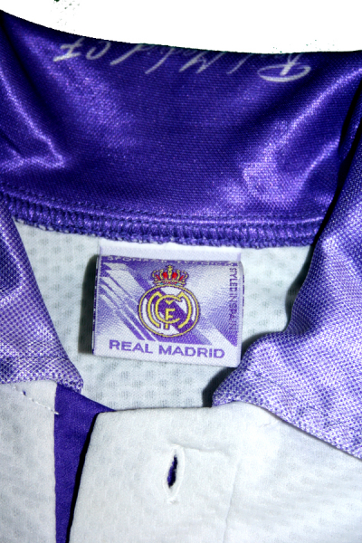Kelme Real Madrid Trikot 9 Davor Suker mit Hose/Shorts 1996/97 Teka Weiß CL Herren XS=164cm = Talla 12