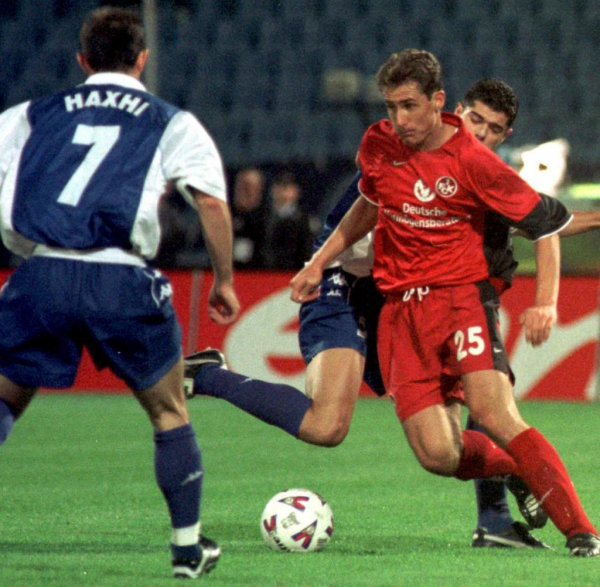 Nike 1. FC Kaiserslautern camiseta 25 Miroslav Klose 2000/2001 rojo senor S