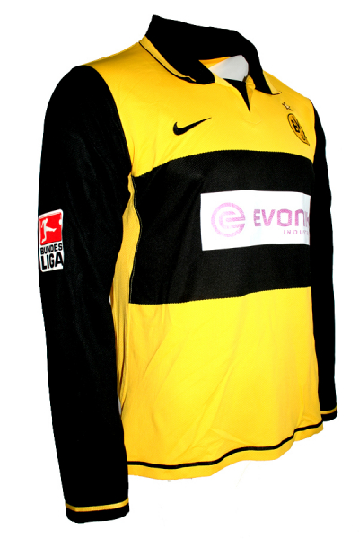 Nike Borussia Dortmund camiseta 17 Dede 2007/08 Evonik Matchworn senor M