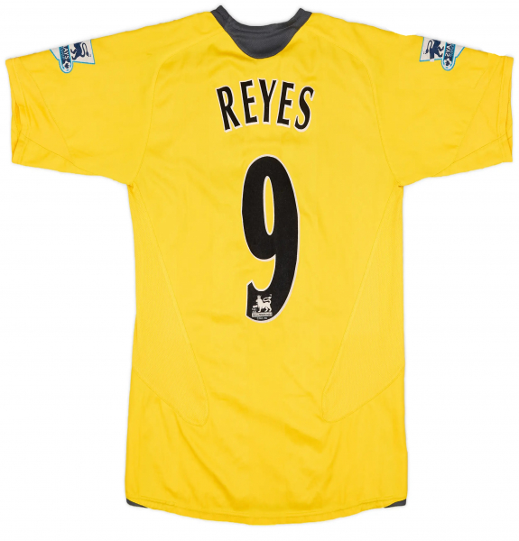 Nike Arsenal London Trikot 9 Reyes 2005/06 CL Finale Away o2 gelb Herren L