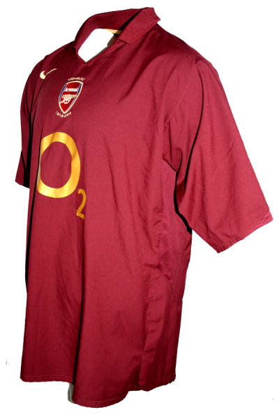 Nike FC Arsenal Trikot 14 Thierry Henry 2005/06 O2 CL Final Away unbeaten Herren XXL