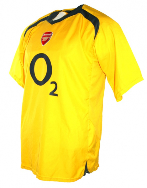 Nike FC Arsenal camiseta 14 Thiery Henry 2005/06 amarillo invicta senor XL