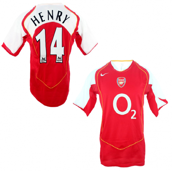 Nike FC Arsenal Trikot 14 Thierry Henry 2004/05 Ungeschlagen Herren S, L oder XL