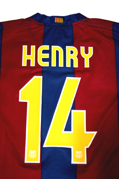 Nike FC Barcelona Trikot 14 Thierry Henry 2007/08 Unicef Heim NEU mit Etiketten Herren XL