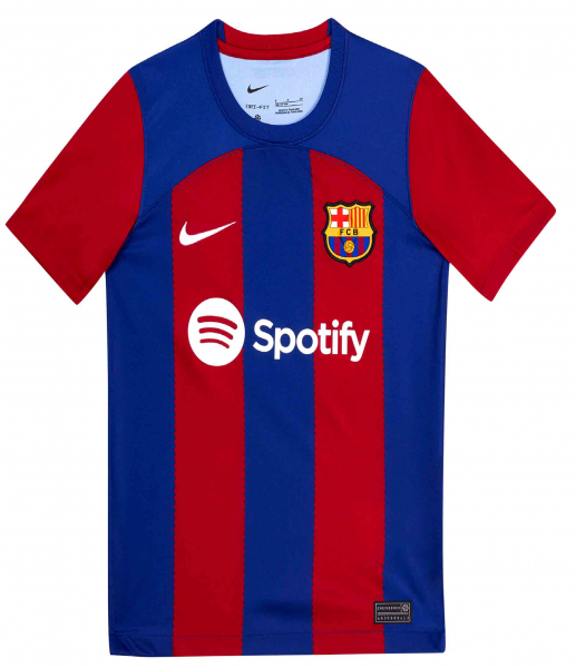 Nike FC Barcelona Trikot 9 Robert Lewandowski 2023/24 Spotify heim Herren L