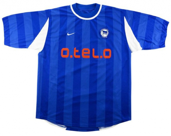Nike Hertha BSC Berlin Trikot 26 Sebastian Deisler 2000/2001 Otelo O.tel.o blau auswärts Herren XL