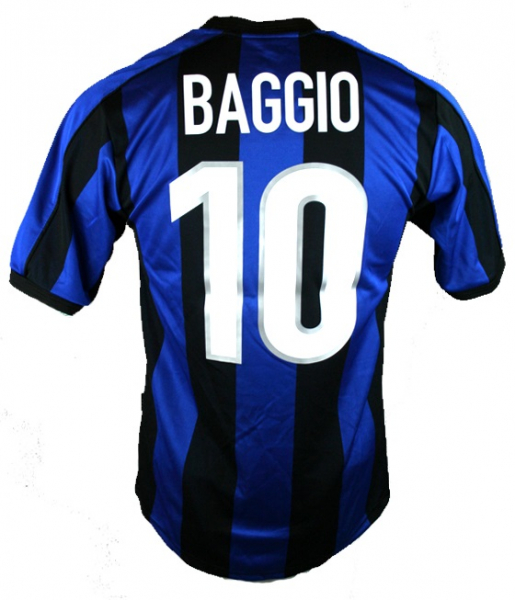 Nike Inter Mailand Trikot 10 Roberto Baggio 1999/2000 CL Pirelli Herren M