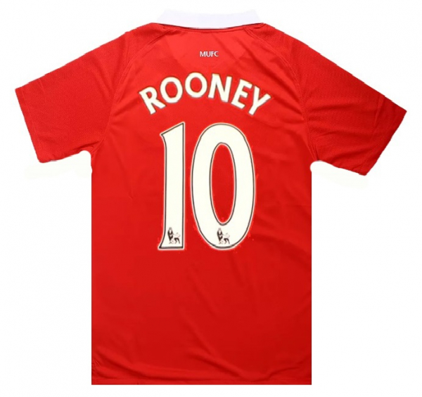 Nike Manchester United camiseta 10 Wayne Rooney 2010/11 A-on rojo NUEVO senor L