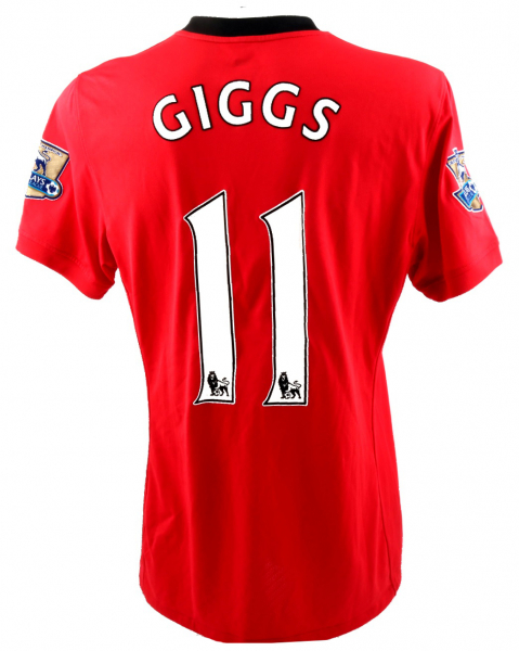 Nike Manchester United Trikot 11 Ryan Giggs 2009/10 heim rot AIG Herren XL
