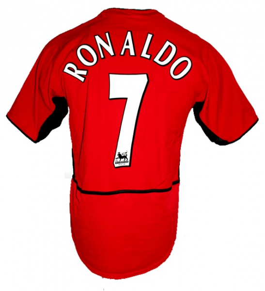Nike Manchester United Trikot 7 Cristiano Ronaldo 2003/04 Vodafone rot Herren XL