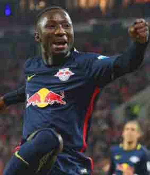 Nike RB Red Bull Leipzig Trikot 8 Naby Keita 2016/17 auswärts marine navy Herren XXL/2XL