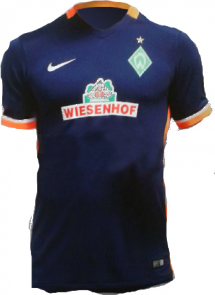 Nike SV Werder Bremen Trikot 14 Claudio Pizarro 2015/16 navy marine Herren M