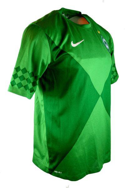 Nike SV Werder Bremen camiseta 8 Clemens Fritz 2012/13 verde senor L