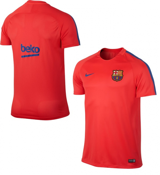 Nike FC Barcelona camiseta 10 Lionel Messi 2016/17 Beko matchworn rojo training señor XL