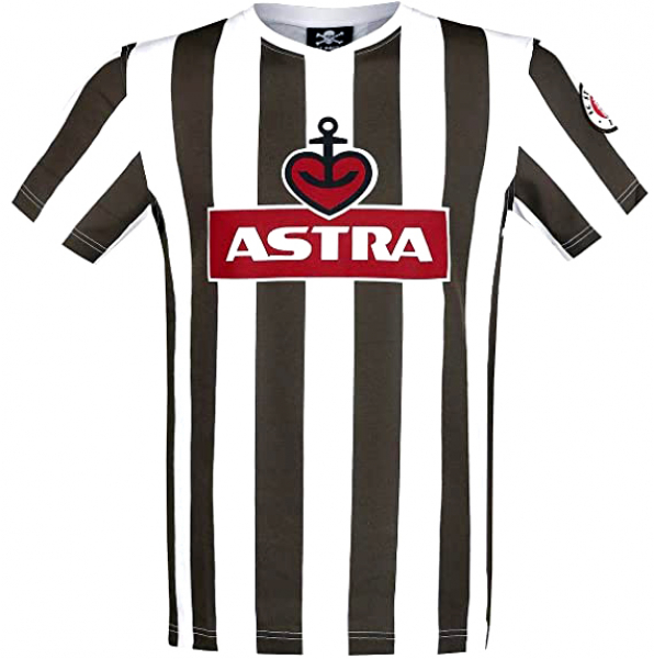 Original FC St. Pauli Trikot T-shirt retro oldschool Astra Baumwolle Heim Herren XL