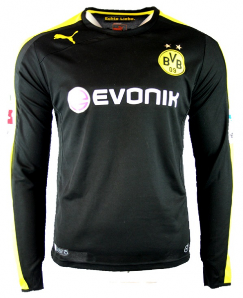 Puma Borussia Dortmund Trikot 37 Eric Durm 2013/14 BVB Schwarz Matchworn? Herren S-M 176cm