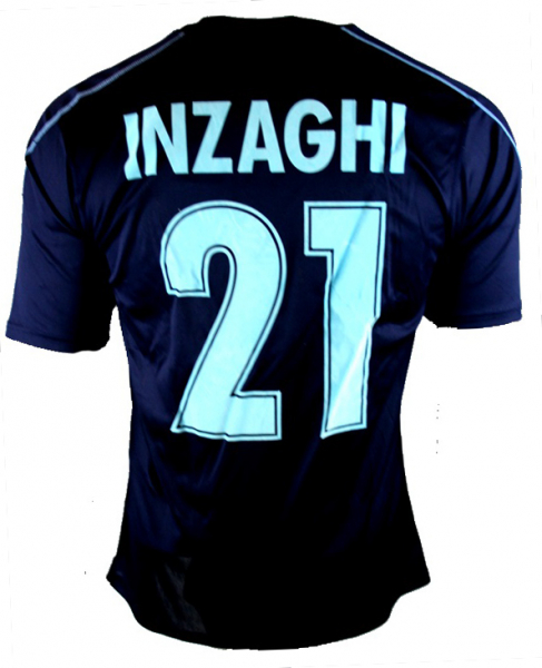 Puma Lazio Rom Trikot 21 Simone Inzaghi 2001/2002 Auswärts Siemens Herren M