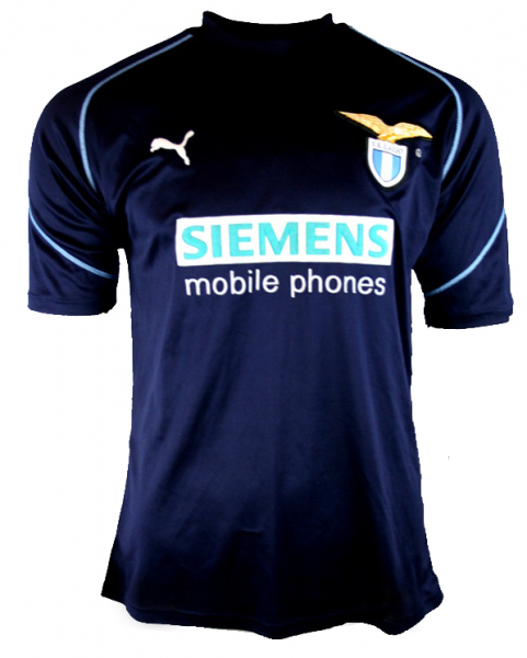 Puma Lazio Rom Trikot 21 Simone Inzaghi 2001/2002 Auswärts Siemens Herren M