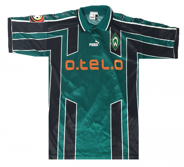 Puma SV Werder Bremen jersey 10 Claudio Pizarro 1999/2000 home O-Tel-O men's M