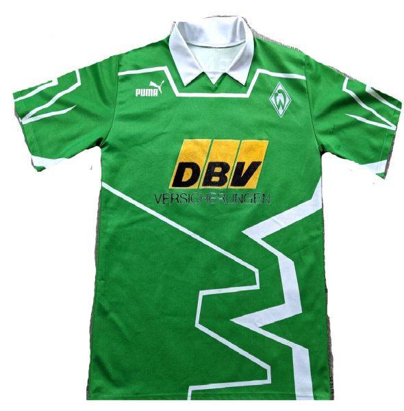Puma SV Werder Bremen Trikot 11 Wynton Kiwi Rufer 1993/94 grün Dbv Herren M