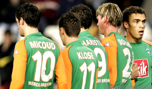 Kappa SV Werder Bremen camiseta 10 Johan Micoud 2004/05 Kik senor S, M o XXL/2XL