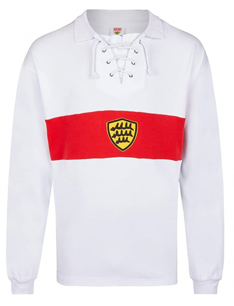 Score Draw VfB Stuttgart camiseta 1927/28 1928 blanco jersey senor M