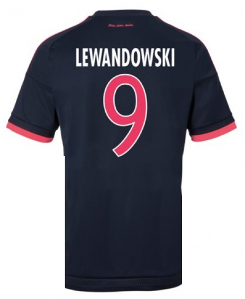 Adidas FC Bayern München Trikot 9 Robert Lewandowski 2015/16 Away 3rd Herren M oder L
