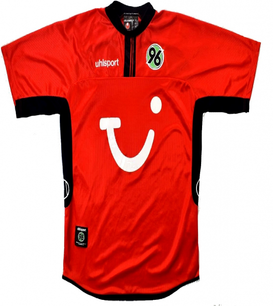 Uhlsport Hannover 96 Trikot 13 Fredi Bobic 2002/03 rot Tui Herren M
