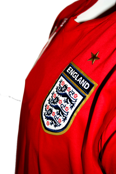 Umbro England Trikot 10 Michael Owen WM 2006 Away Rot Herren XL oder 2XL/XXL