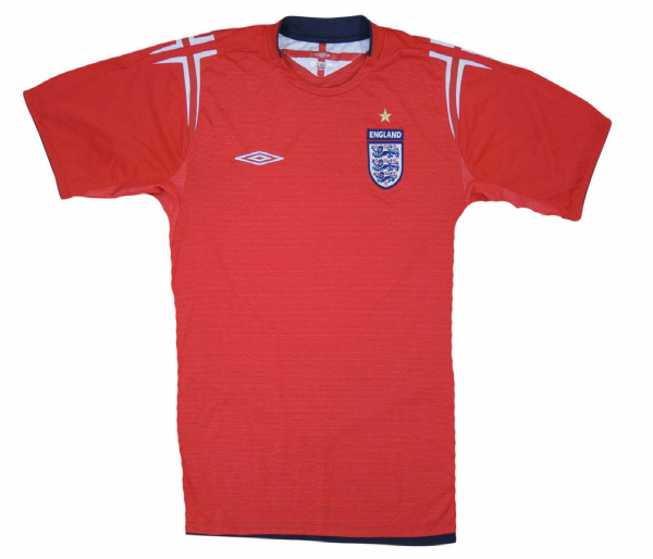 Umbro England Trikot Euro 2004 Rot Auswärtstrikot Herren M oder XL